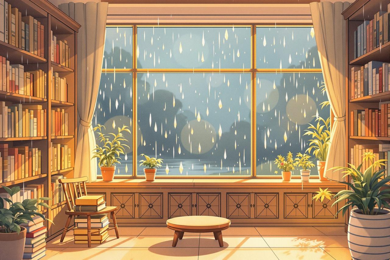 雨天的图书馆 - 短剧网在线作品